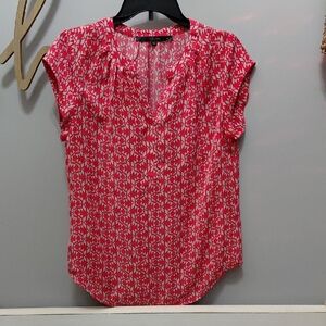 Fun Pink Aztec Blouse